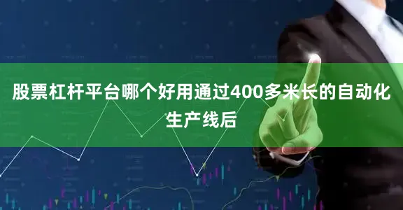 股票杠杆平台哪个好用通过400多米长的自动化生产线后